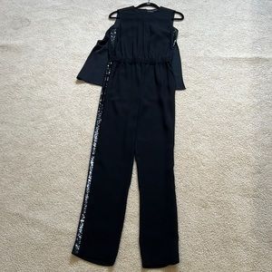 BCBG Max Azria tuxedo style jumpsuit. Size XS. NWOT